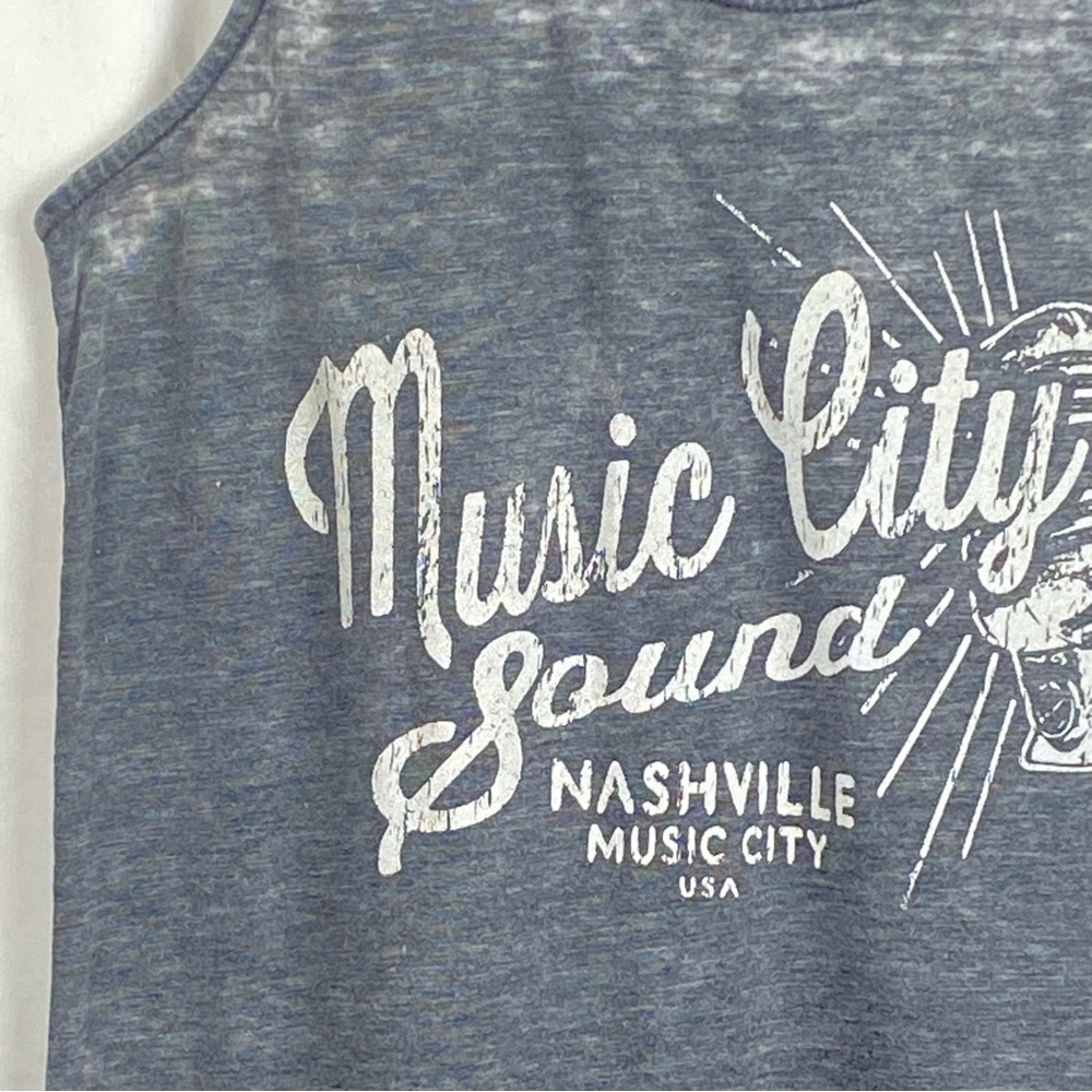 Legacy Vintage Look Graphic Nashville Music City Sound Tank Top Size Small - Picture 8 of 16
